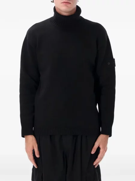 Pulover Stone Island cu strasuri negru