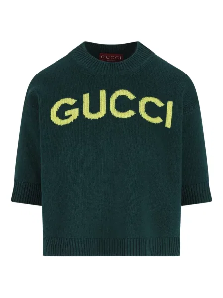 Tricou Gucci scurt verde