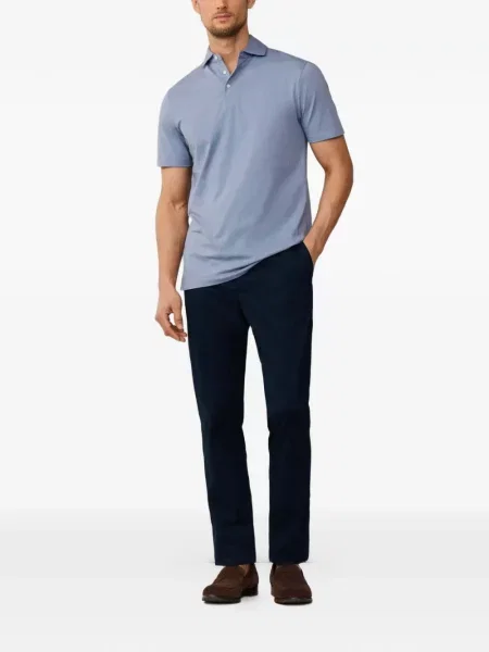 Scurt tricou polo Hackett London albastru