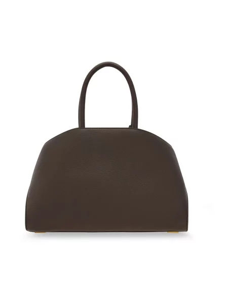 Torebka Ferragamo skórzana brązowa