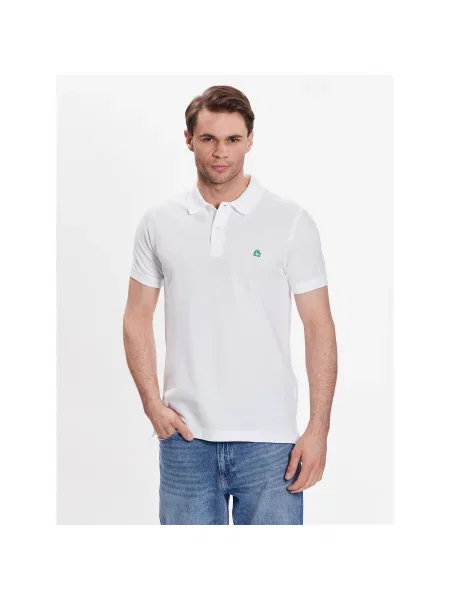 United Colors Of Benetton Поло Regular Fit білий
