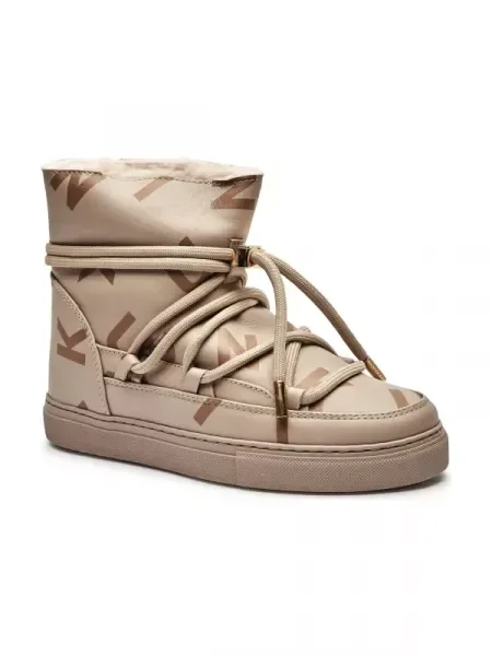 INUIKII De piele bocanci CLASSIC LOW bej