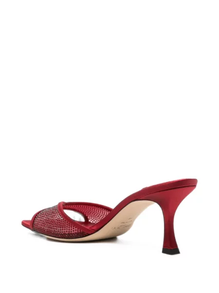 Papuci tip mules Jimmy Choo roșu