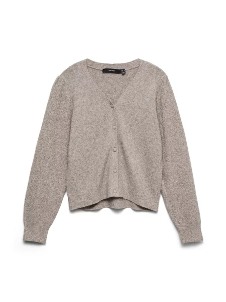 VERO MODA Geacă tricotată VMDoffy taupe gri