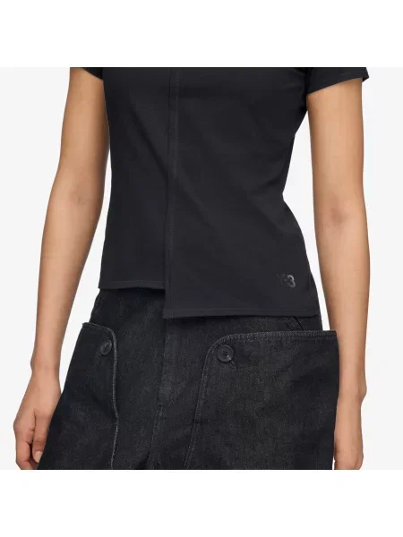 Tricou Fitted Short Sleeve Tee Black L negru