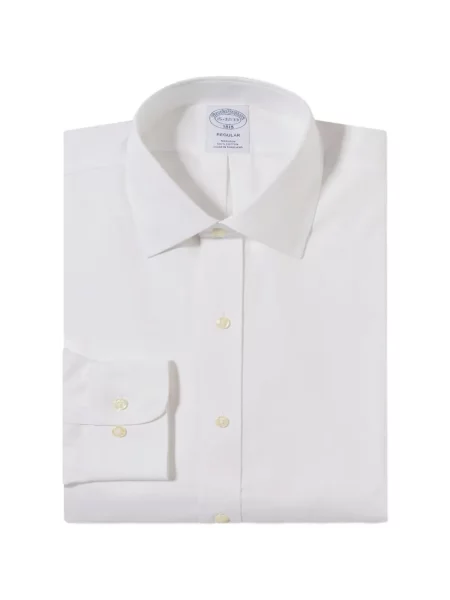 Gulerat cămașă Brooks Brothers alb