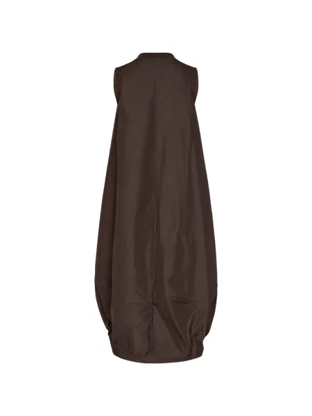Rochie midi Melitta Baumeister fără mâneci maro