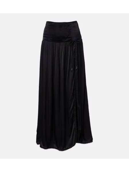 Fusta maxi Poupette St Barth negru