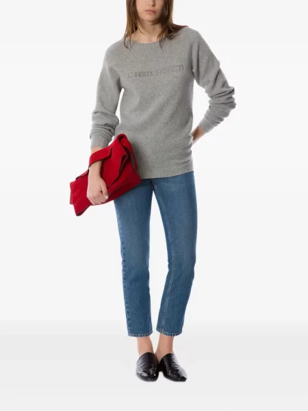 Pulover Alberta Ferretti gri