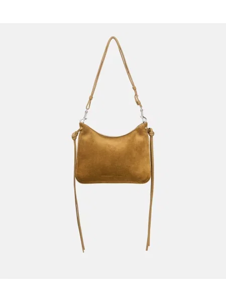 Geantă de mână Phoebe Philo din piele de căprioară maro