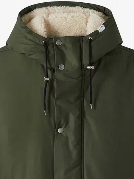 Rövid parka A.p.c. zöld