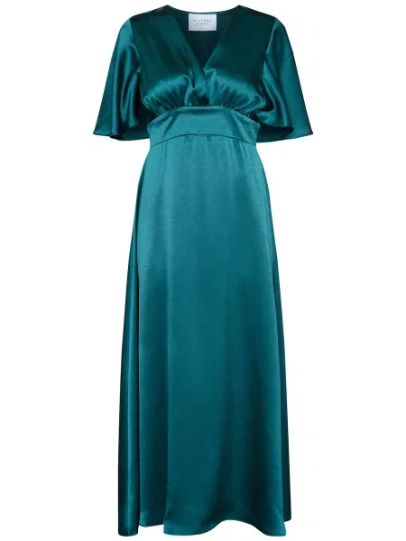SISTERS POINT Rochie GISELA petrol verde