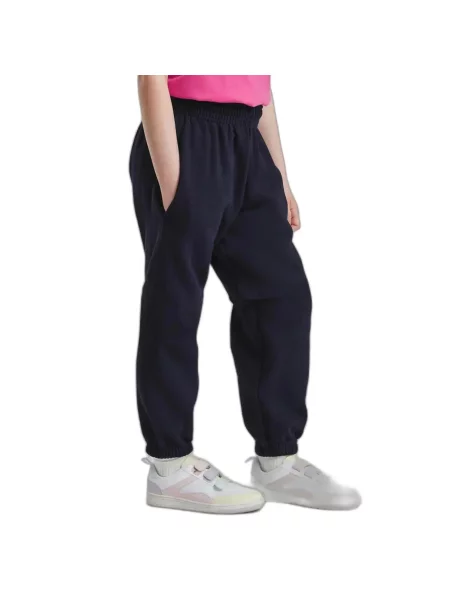 Spodnie dresowe dla dzieci Fruit of the Loom Classic Elasticated czarne