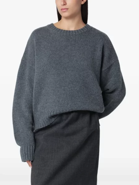 Pulover Extreme Cashmere din cașmir cu decolteu rotund gri