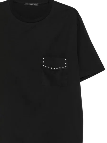 Tricou Low Brand cu tepi negru