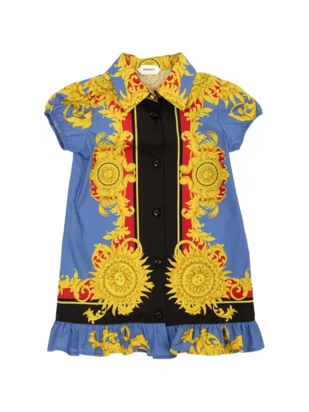 Sukienka dziecięca Versace niebieska