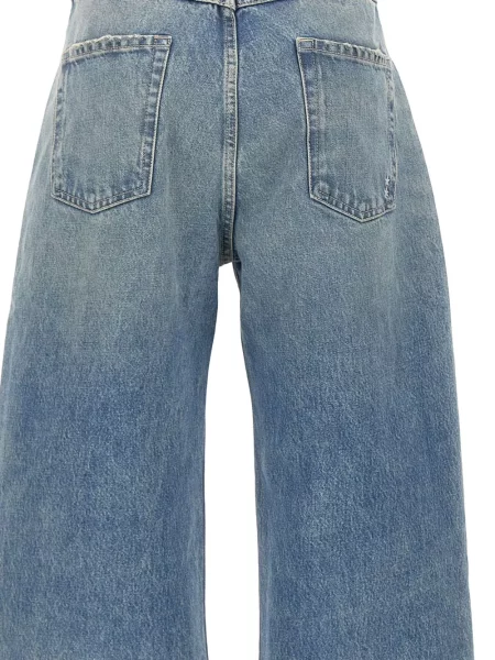 Blugi cu picior larg Icon Denim albastru