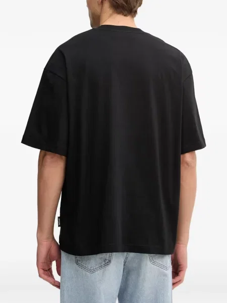 Tricou Just Cavalli cu broderie negru