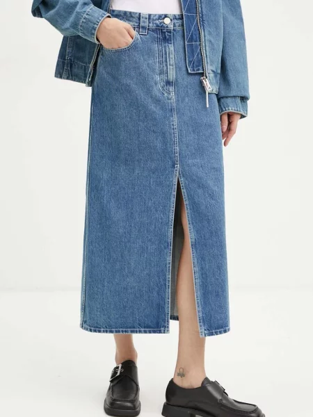 Sunnei fustă din denim albastru
