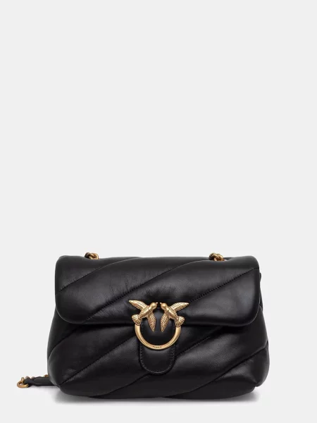 Klasická crossbody kabelka Pinko čierna