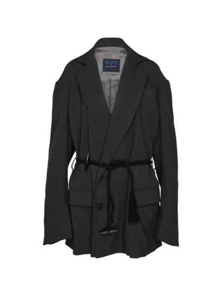 Cu centură sacou Yohji Yamamoto gri