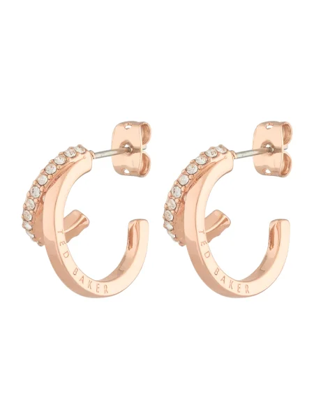 Ted Baker Uhani HELIAS rožnato / transparentna zlata