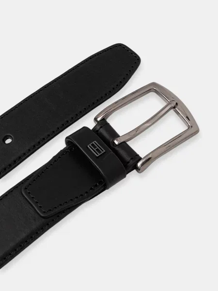 Tommy Hilfiger curea pentru bărbați din piele negru