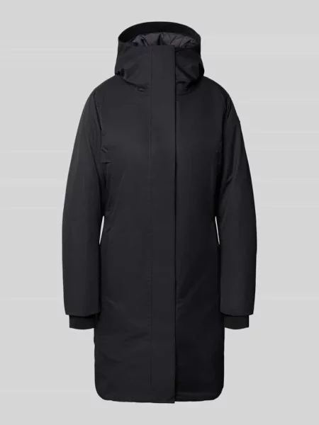 Parka z kapturem i wpuszczanymi model G.i.g.a. Dx czarna