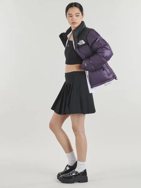 Geacă The North Face retro violet