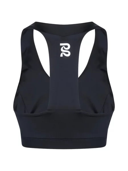Sutien Bandit Running cu decolteu în V plasă alergare negru