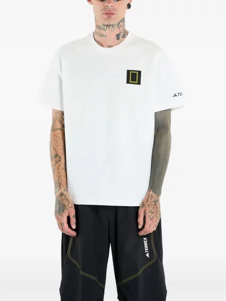 Top sport Adidas cu dungi de catifea cord tenis albastru