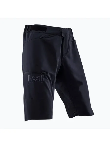 Pantaloni scurți de ciclism pentru bărbați Leatt MTB Enduro black negru