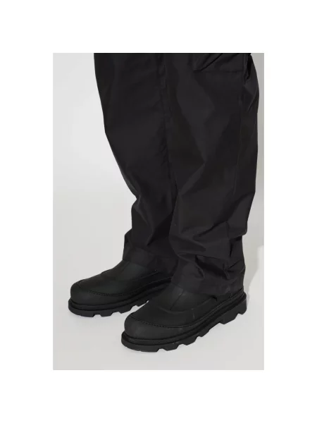 Sztyblety Moncler skórzane czarne