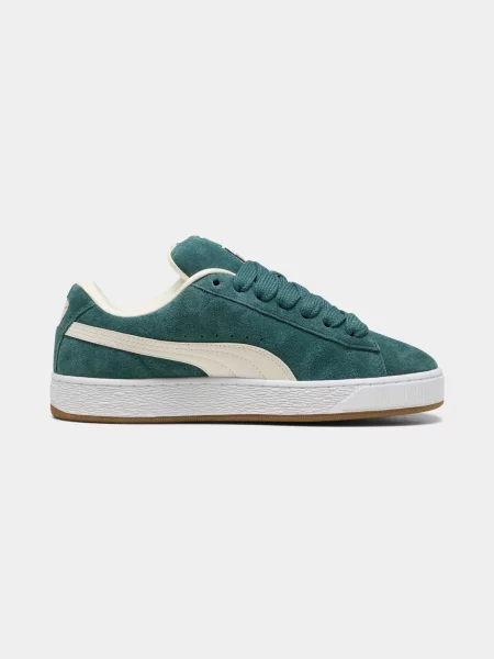 Жіночі Кеди низькі PUMA Suede Xl комбінований верх зелений