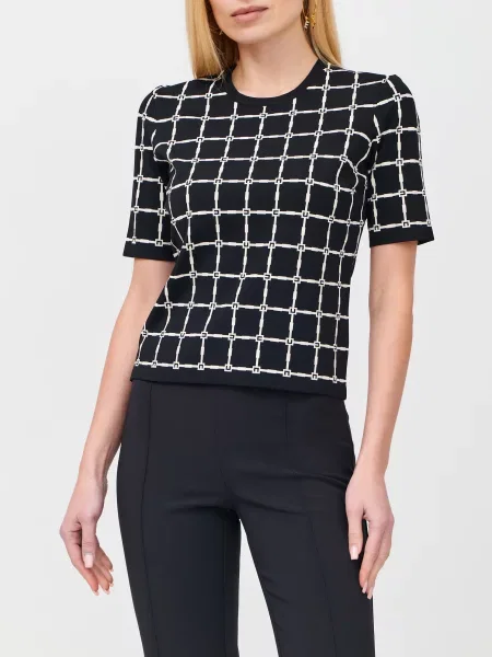 Футболка Elisabetta Franchi чорна