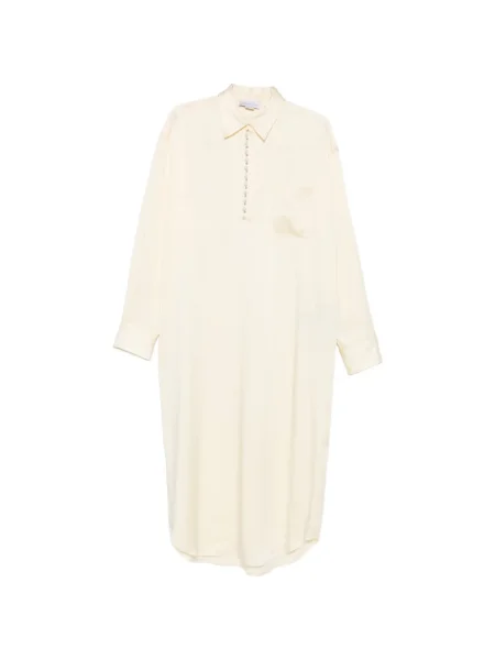 Sukienka midi Stella Mccartney do kolan z kieszeniami zapinanymi na guziki garniturowa