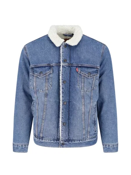 Gulerat geacă de blugi Levi's® albastru