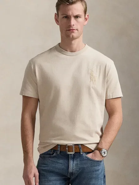 Однотонная футболка Polo Ralph Lauren