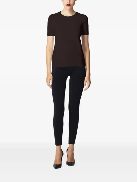 Scurt tricou Wolford maro
