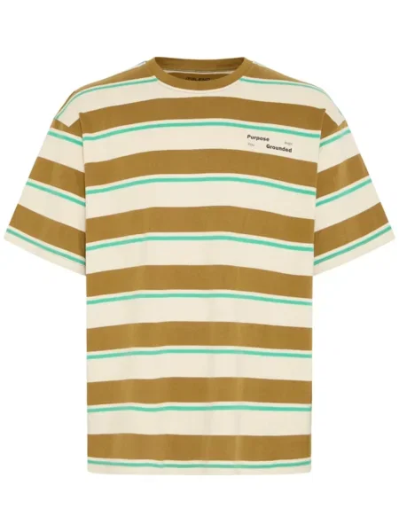 BLEND Tricou BHKYRAN / turcoaz / pământiu bej
