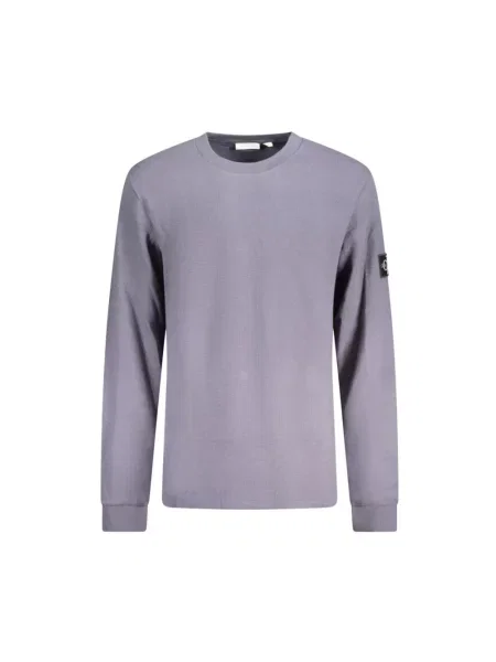 Sweter Calvin Klein Jeans z długim rękawem niebieski