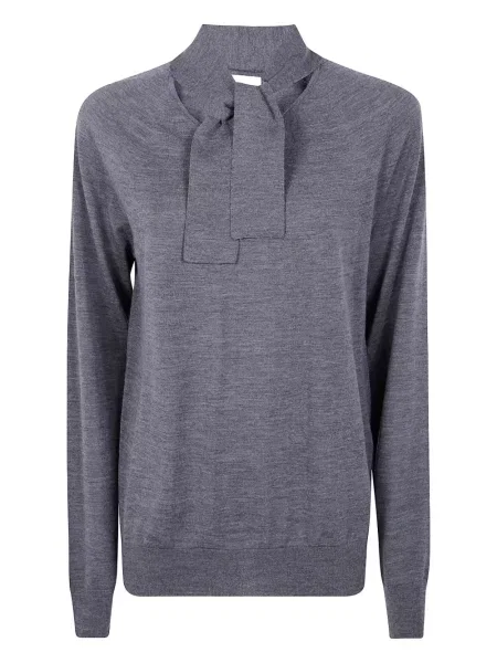 Sweter Mantu wełniany szary