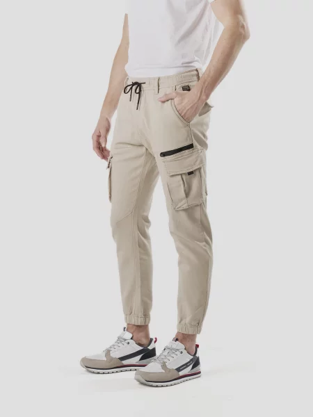 KOROSHI Pantaloni bej