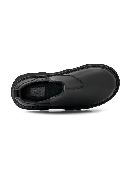 Шкіряні черевики UGG Chelsea Lug Leather чорний