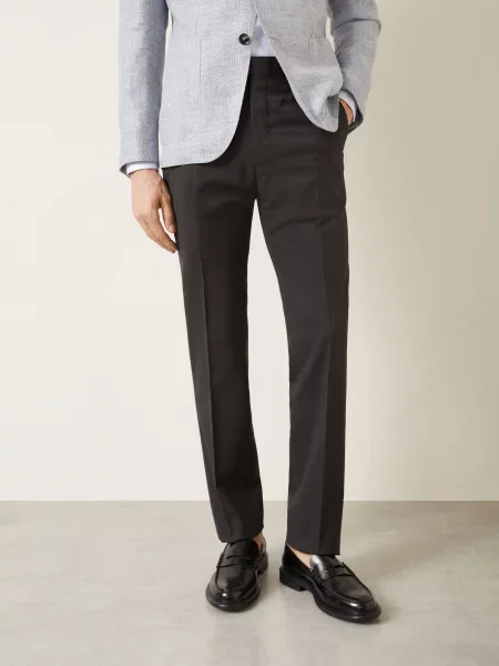 Zegna Spodnie Slim Fit grau