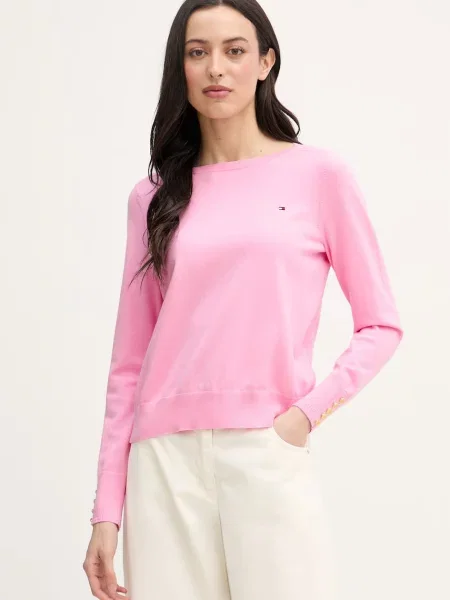 Tommy Hilfiger pulover ženski s pamukom