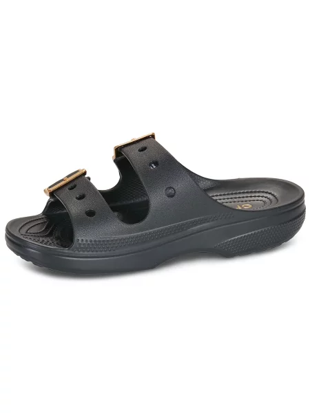Csatos félcipő Crocs fekete