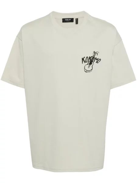 Tricou Five Cm cu imagine verde