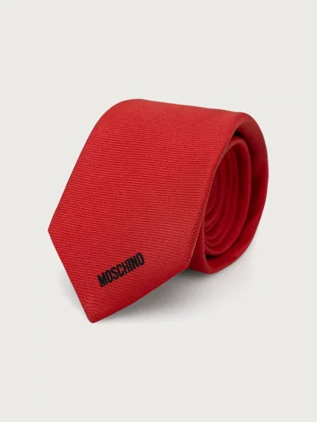 Moschino cravată pentru bărbați de mătase