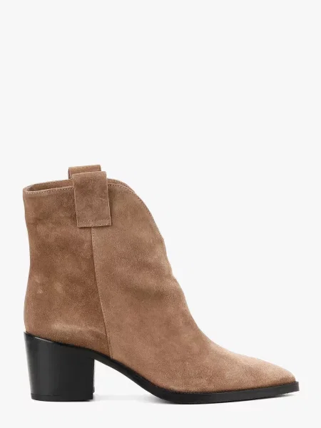 Замшеві Ботильйони LeBERDES бежевий